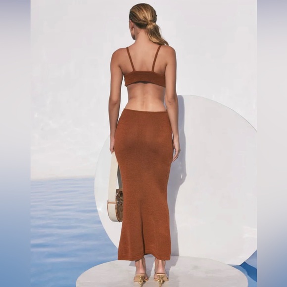 🌺🎉HP🎉🌺 NWT Cult Gaia Serita Dress Amber - Picture 14 of 16